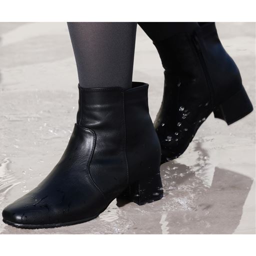 防水ショートブーツ 防水 防滑 セシール Cecile