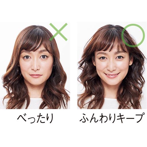 しめつけない髪型ふんわり帽子 セシール Cecile