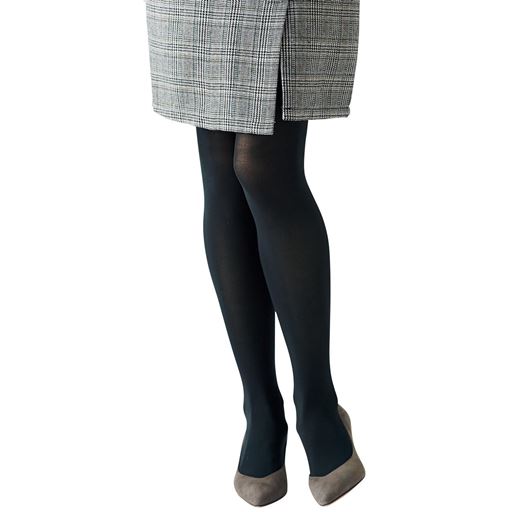 ゆったりタイツ 80デニール ゴク楽レッグ 日本製 セシール Cecile