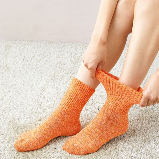 ぶ厚いあったかパイルソックス セシール Cecile