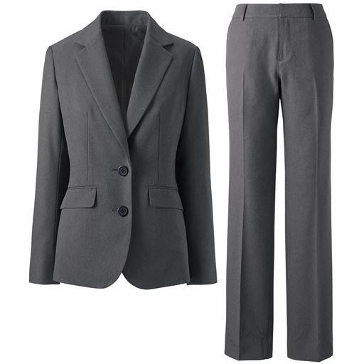 シルエットが選べるパンツスーツ ブーツカットパンツ ストレートパンツ 洗濯機ok セシール Cecile