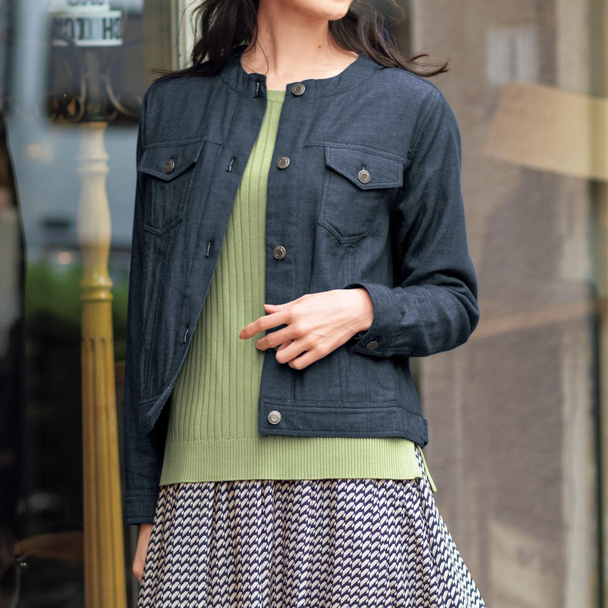 デニム調 ジャケット | pizzariasbella.com.br