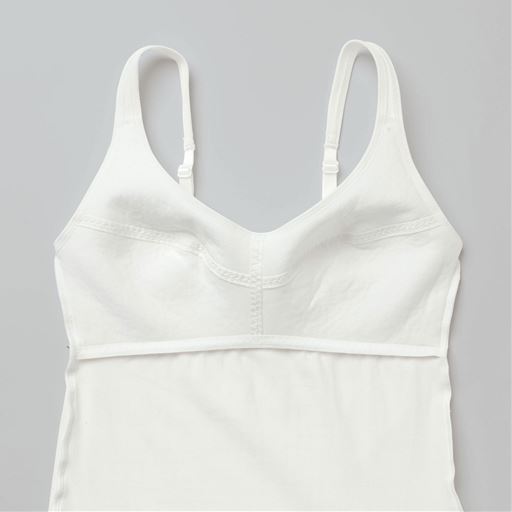 スポーツブラ内蔵キャミソール やさしくフィット 重ね着いらず スポブラ セシール Cecile