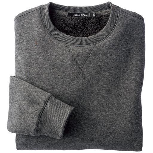 裏ボアあったかスウェットトレーナー セシール Cecile