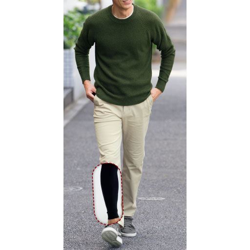 薄いのに暖かい 男のスマートヒート ロングタイツ 前開き ファッション通販ならセシール Cecile