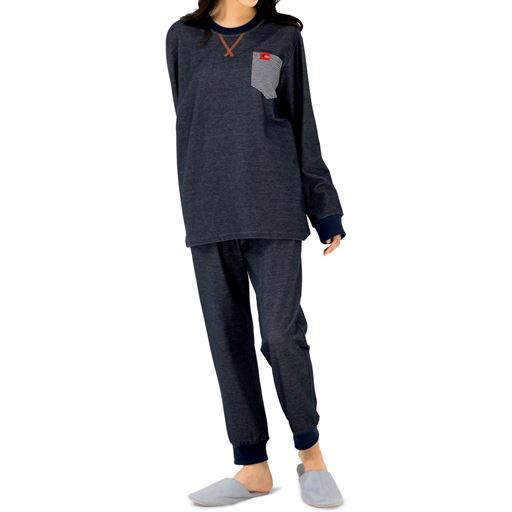 ストレッチスウェットパジャマ 男女兼用 セシール Cecile