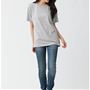ベーシックTシャツシリーズは女性にもおすすめ!<br>(メンズサイズのため、いつもよりワンサイズ下を目安にお選びください。)<br>※着用は同シリーズ別商品:JK-589 Mサイズ