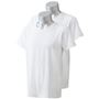 綿100%よりもやや薄手でシャリ感があり、毛羽の少ない生地感で吸汗速乾機能をプラスしたランニングシャツ(2枚組)<br>ホワイト