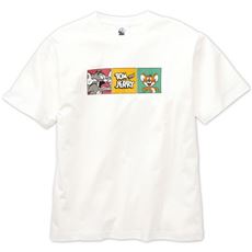【男女兼用】綿100%プリントTシャツ(トム&ジェリー)(TOM&JERRY)