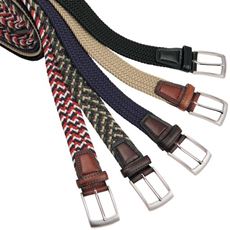 ストレッチメッシュベルト/穴あけ不要 編みこみメッシュ