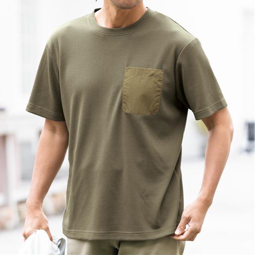 ドライ・ワッフルカットソーTシャツ(半袖)