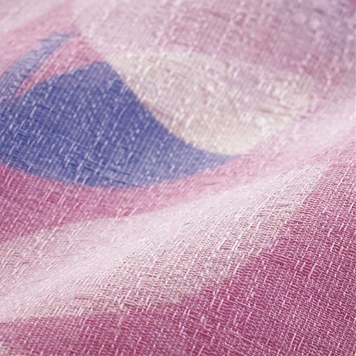 生地拡大(ピンク)<br>ニュアンス感のある変わり織り素材。