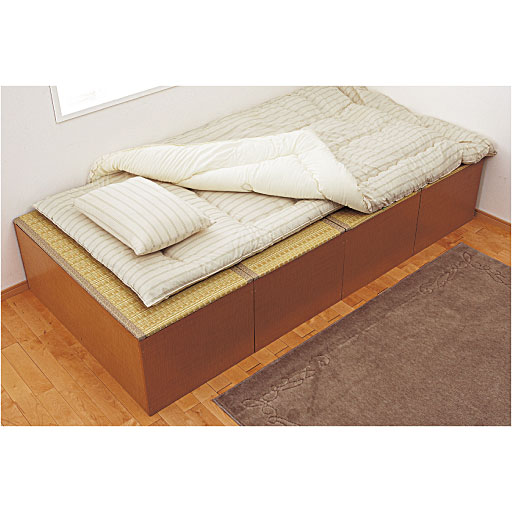 ナチュラル G×4<br>収納たっぷりの畳ベッドも簡単に完成。
