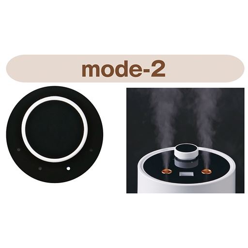 mode-2 両方の吹き出し口から常時噴霧