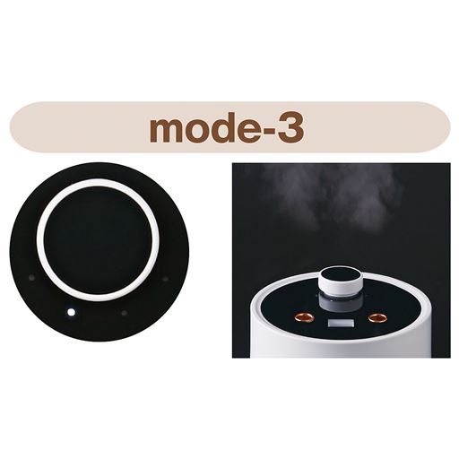 mode-3 両方の吹き出し口から間欠噴霧