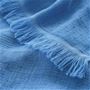 アクアブルー<br>タオルっぽくないフラットな織生地で、タオルマフラーとして一番使いやすいタイプです。