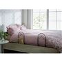 ベッドに合わせて設置簡単!布団のズレを防いで、寝冷えしらず。