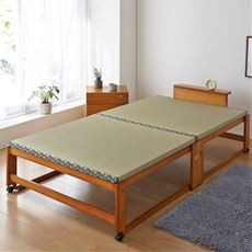 【組立＋設置】木製折りたたみベッド(畳タイプ)