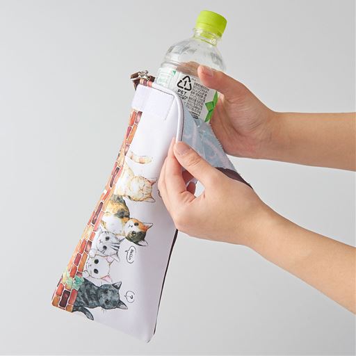 折りたたみ傘 ペットボトル収納ホルダー セシール Cecile