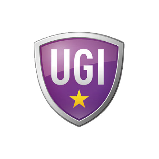 (UGI)評価基準<br>UGI は、一般的なUV カットつき化粧品にもよく使われる、3つの紫外線に注目し、人体・家具・床などの日焼け防止も含め、インテリアの観点から総合的に判断した指標です。