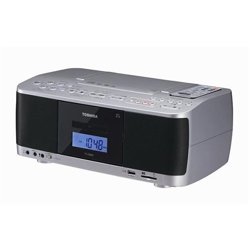 東芝 SD/USB/CDラジオカセットレコーダー TY-CDX91-S