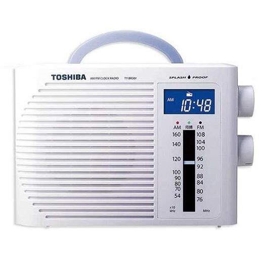 東芝 防水クロックラジオ TY-BR30F-W