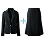 ブラック<br><br>テーラードジャケット+マーメイドスカート