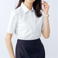 形態安定レギュラーカラーシャツ(半袖)(UVカット・抗菌防臭・洗濯機OK・部屋干しOK)