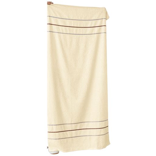 タオル屋さんが考えた! 約90×170cmで通常のバスタオルより大きく、寝具のタオルケットより暑苦しくない、ちょうどいい大きさです。