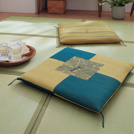 国産い草座布団 2枚組 セシール Cecile