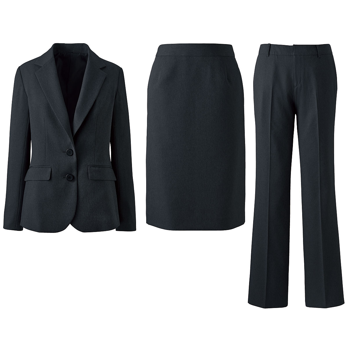 スーツ 3点セット ジャケット スカート パンツ 洗濯機ok 事務服 ファッション通販ならセシール Cecile