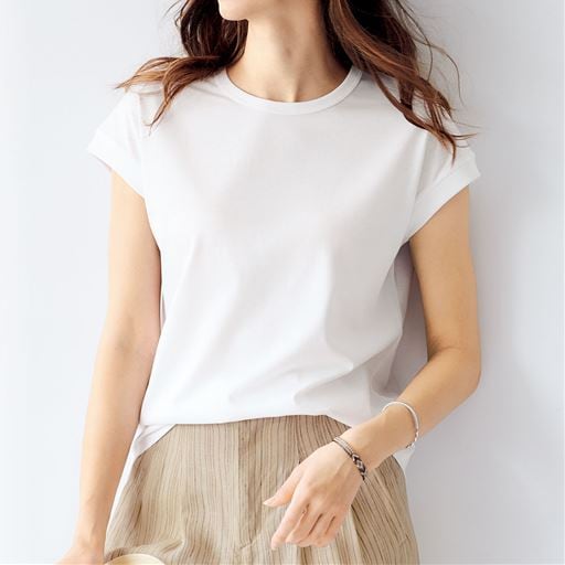 キレイが続くTシャツ(綿100%)