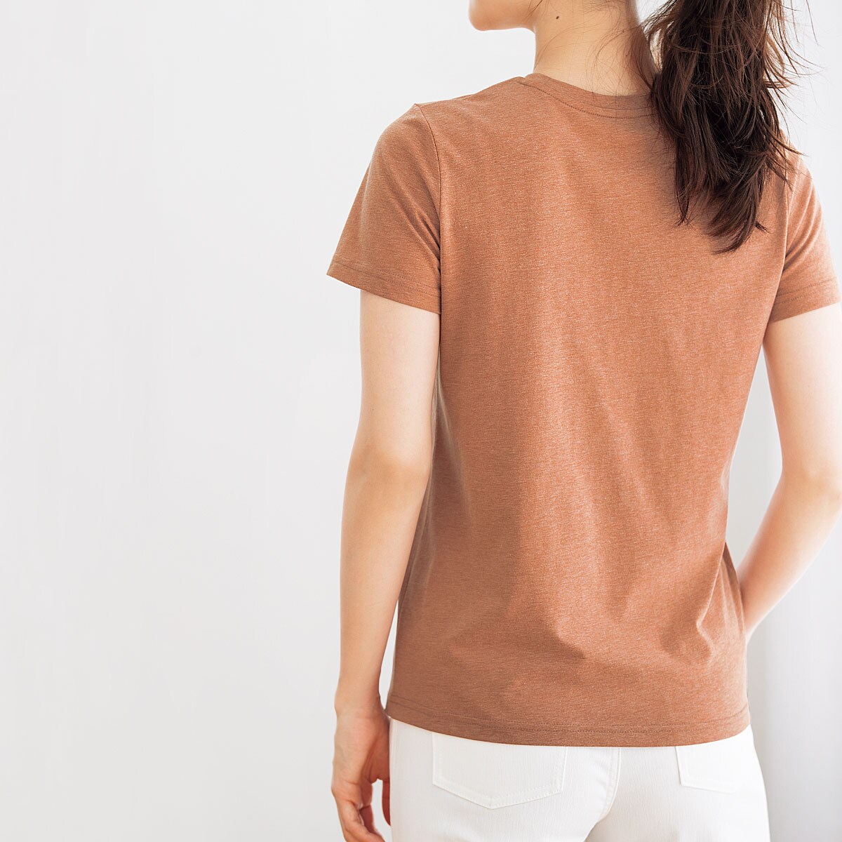 シンプルクルーネックtシャツ 半袖 洗濯機ok ファッション通販ならセシール Cecile シンプルクルーネックtシャツ 半袖 洗濯機ok ファッション通販ならセシール Cecile