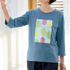 プリントTシャツ(七分袖)