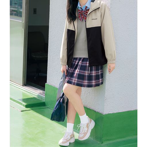 撥水防風ジャケット コンバース セシール Cecile 撥水防風ジャケット コンバース セシール Cecile