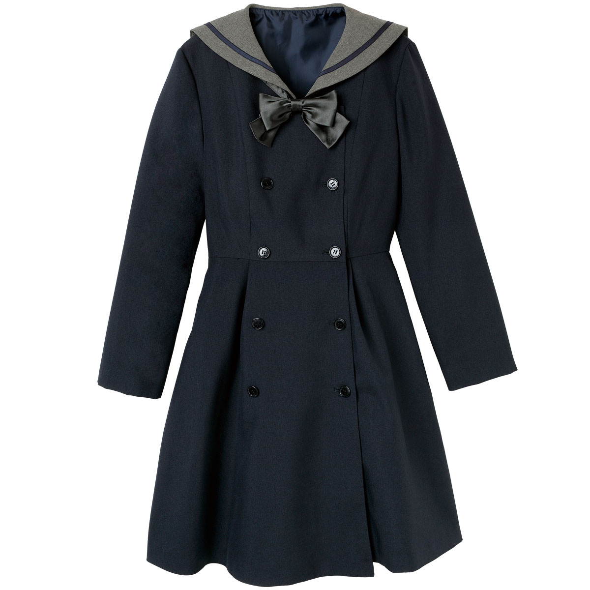 セーラーカラーワンピース 取り外せるリボン付き スクール 制服 学校制服の通販ならセシール Cecile