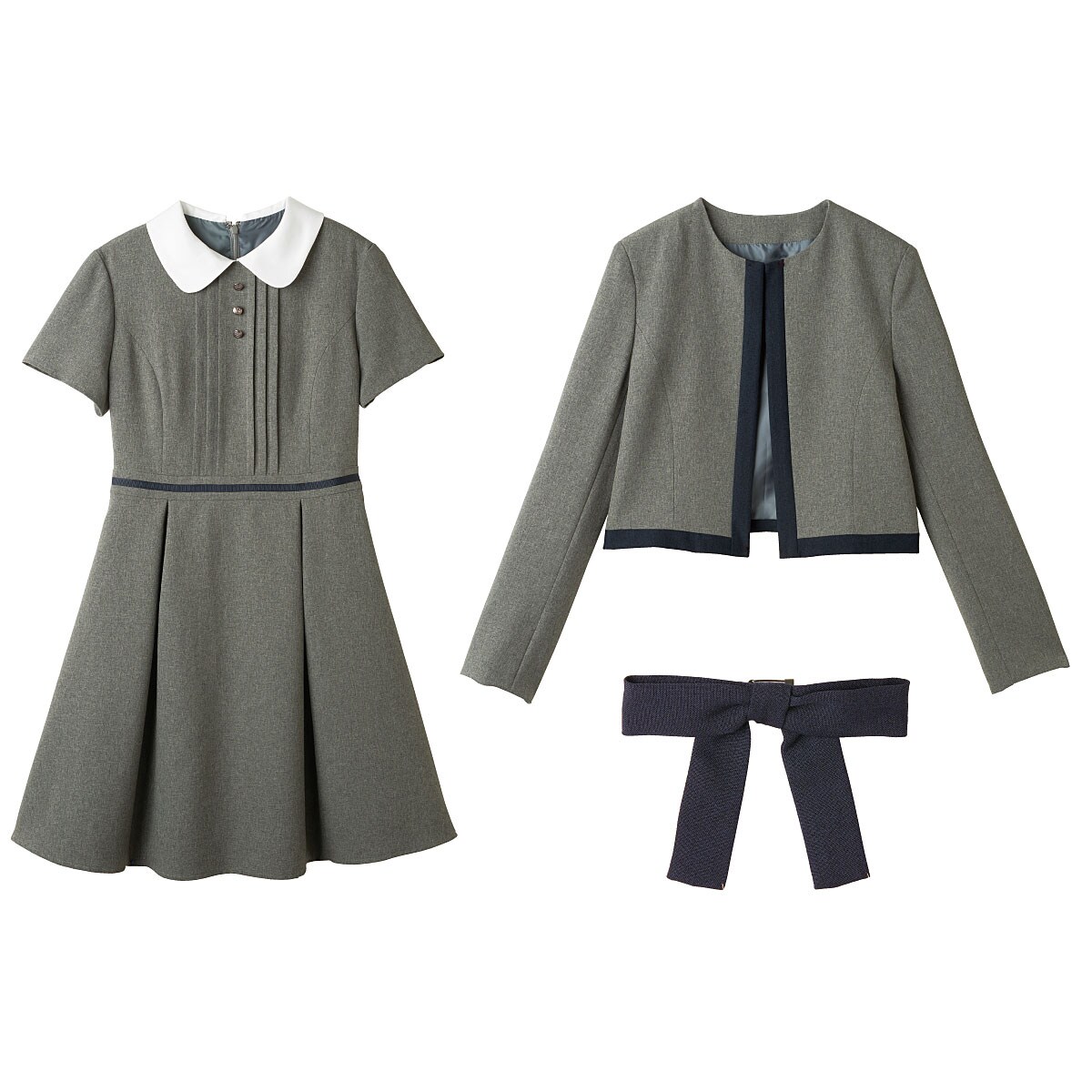 ワンピース ボレロ3点セット スクール 制服 学校制服の通販ならセシール Cecile