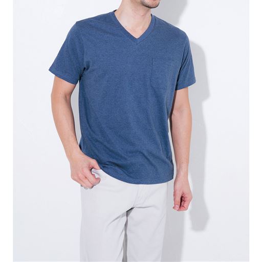 綿100 Vネックtシャツ 半袖 セシール Cecile