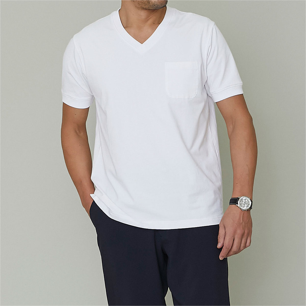 綿100 Vネックtシャツ 半袖 ファッション通販ならセシール Cecile