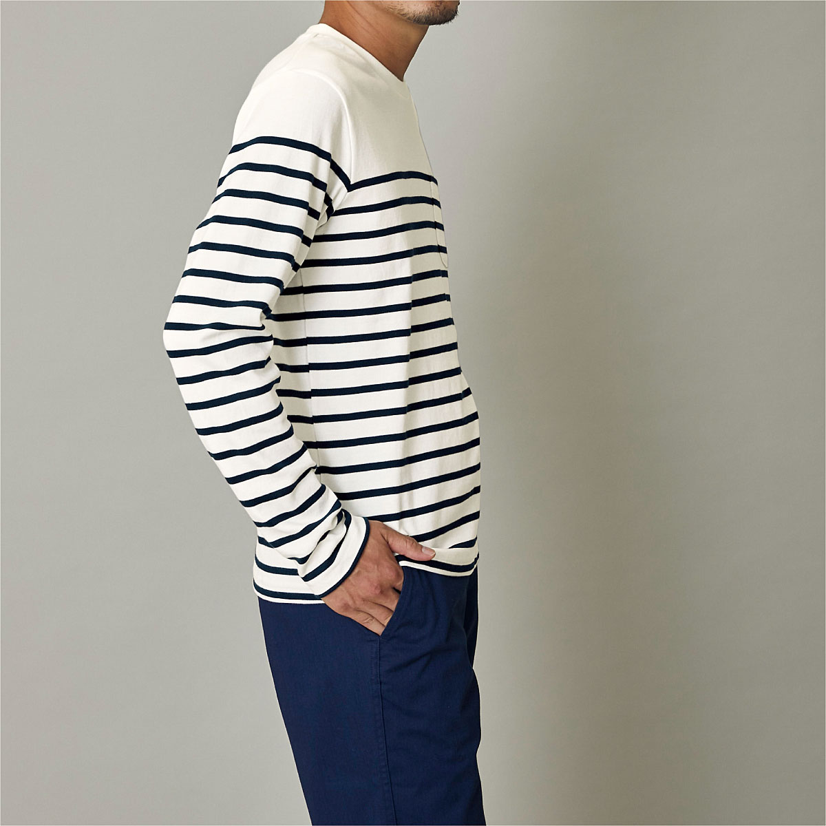 やわらかオーガニックコットンTシャツ(長袖) - ファッション通販なら ...