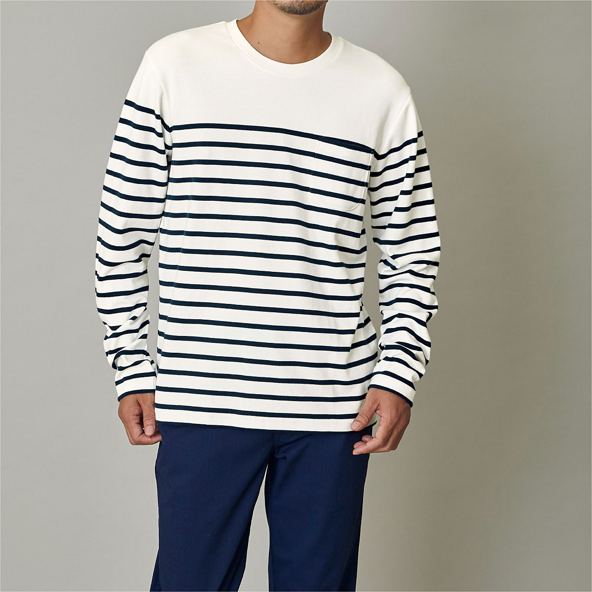 やわらかオーガニックコットンTシャツ(長袖) - ファッション通販なら ...