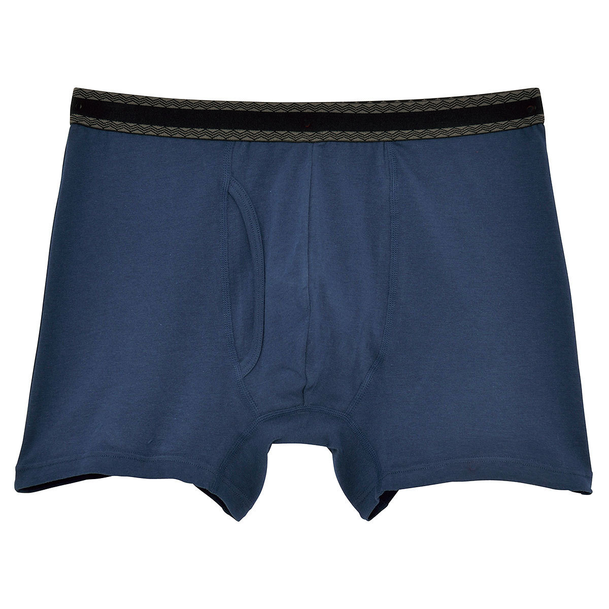 L 紺 3枚セット ニット ボクサーパンツ 前開き メンズ 人気定番