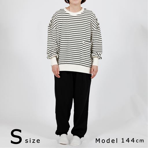 Sサイズ着用(モデル144cm)※モデルさんの普段の着用サイズはSサイズです