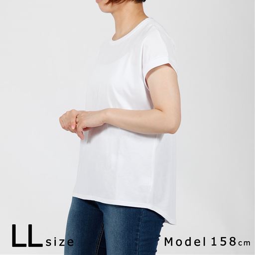 LLサイズ着用(モデル158cm)※モデルさんの普段の着用サイズはMサイズです