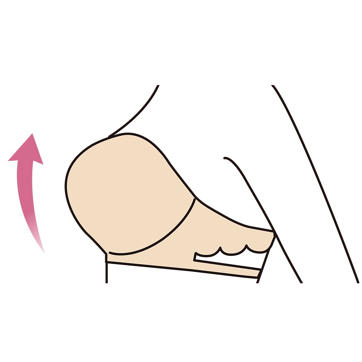 ずれにくいストラップレスブラ スマートメイク ワイヤー入り 1 2モールドカップ ファッション通販ならセシール Cecile