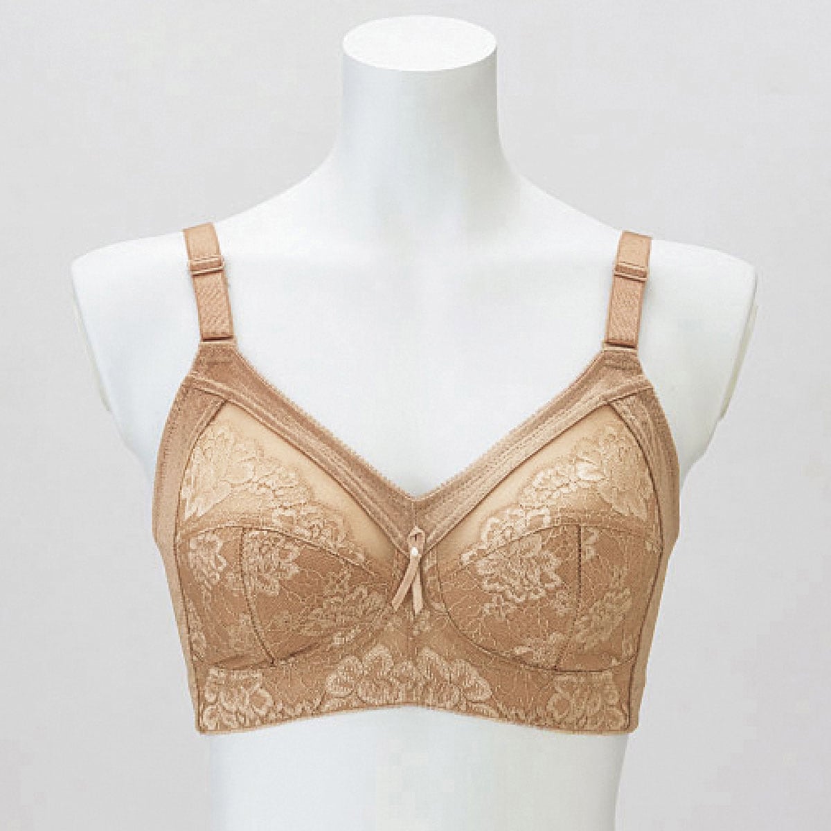 フルカップブラジャー(アンダー大きめさんのブラ)(ノンワイヤー・薄手カップ) - ファッション通販ならセシール(cecile)