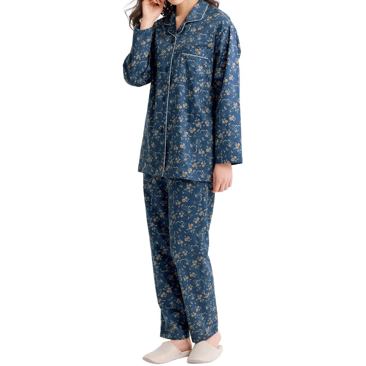 日本製のサテンパジャマ 綿100 遠州捺染 ファッション通販ならセシール Cecile