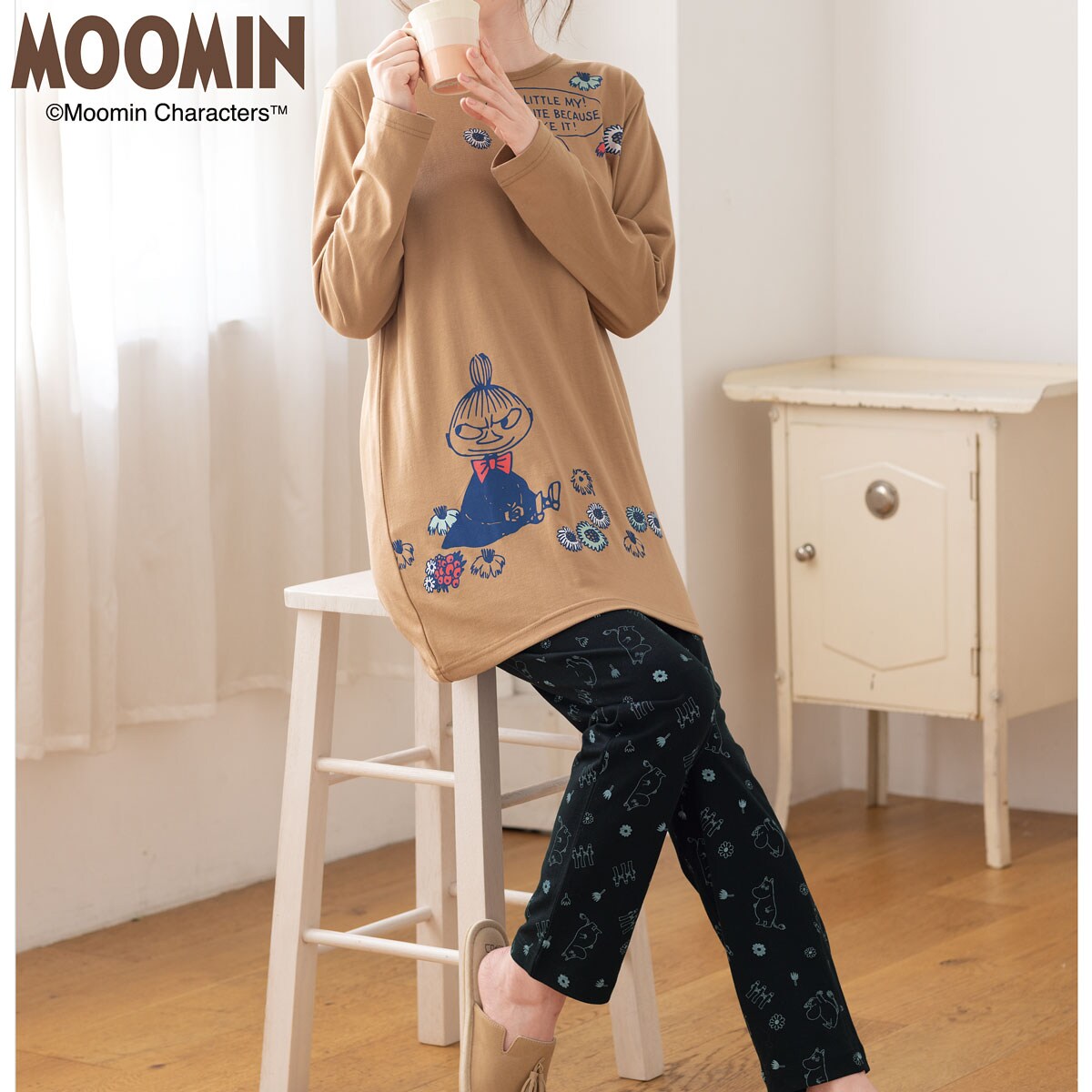 ロングTシャツパジャマ(MOOMIN) ファッション通販ならセシール(cecile)