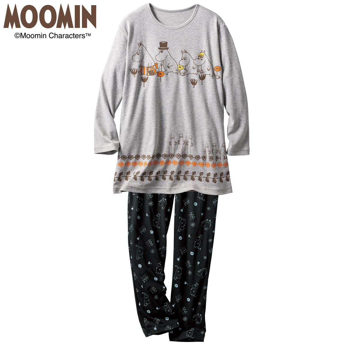 ロングTシャツパジャマ(MOOMIN) - ファッション通販ならセシール(cecile)