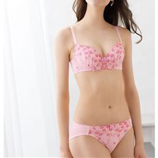 ブラジャー&ショーツペア(ソフトワイヤー入り・3/4カップ)